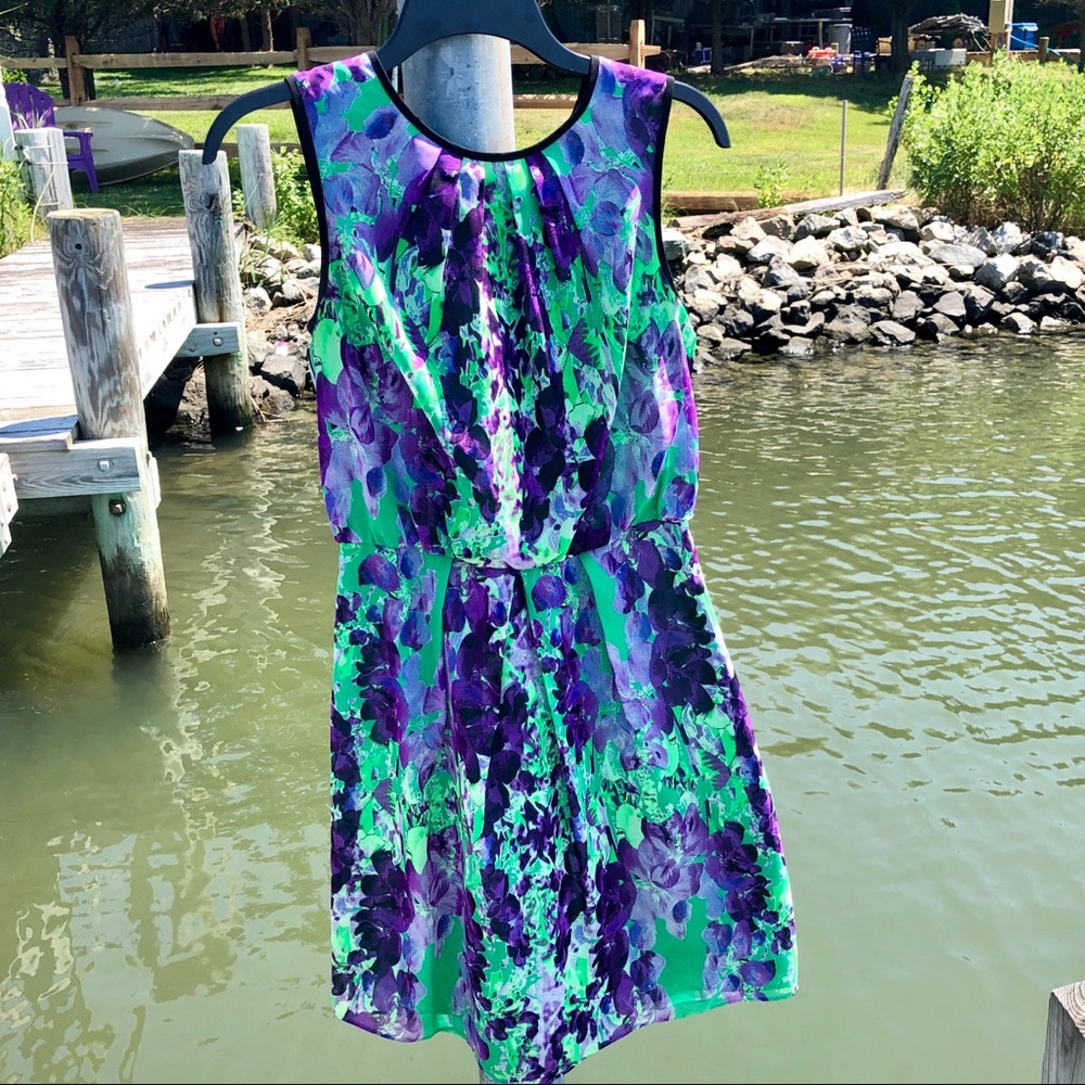 Adrianna Papell Bright Colorful Dress